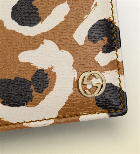 Gucci animal leather wallet